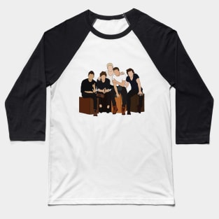 one direction sit together Baseball T-Shirt